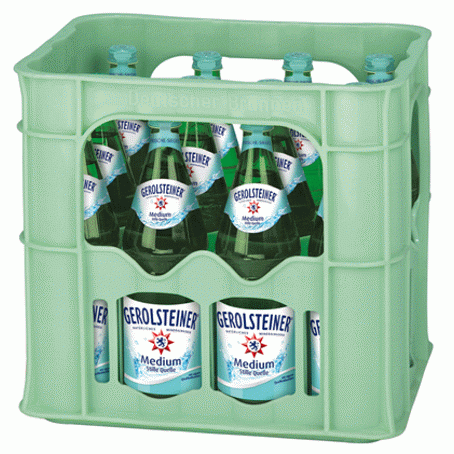 Gerolsteiner medium (12/0,75 Ltr. Glas)