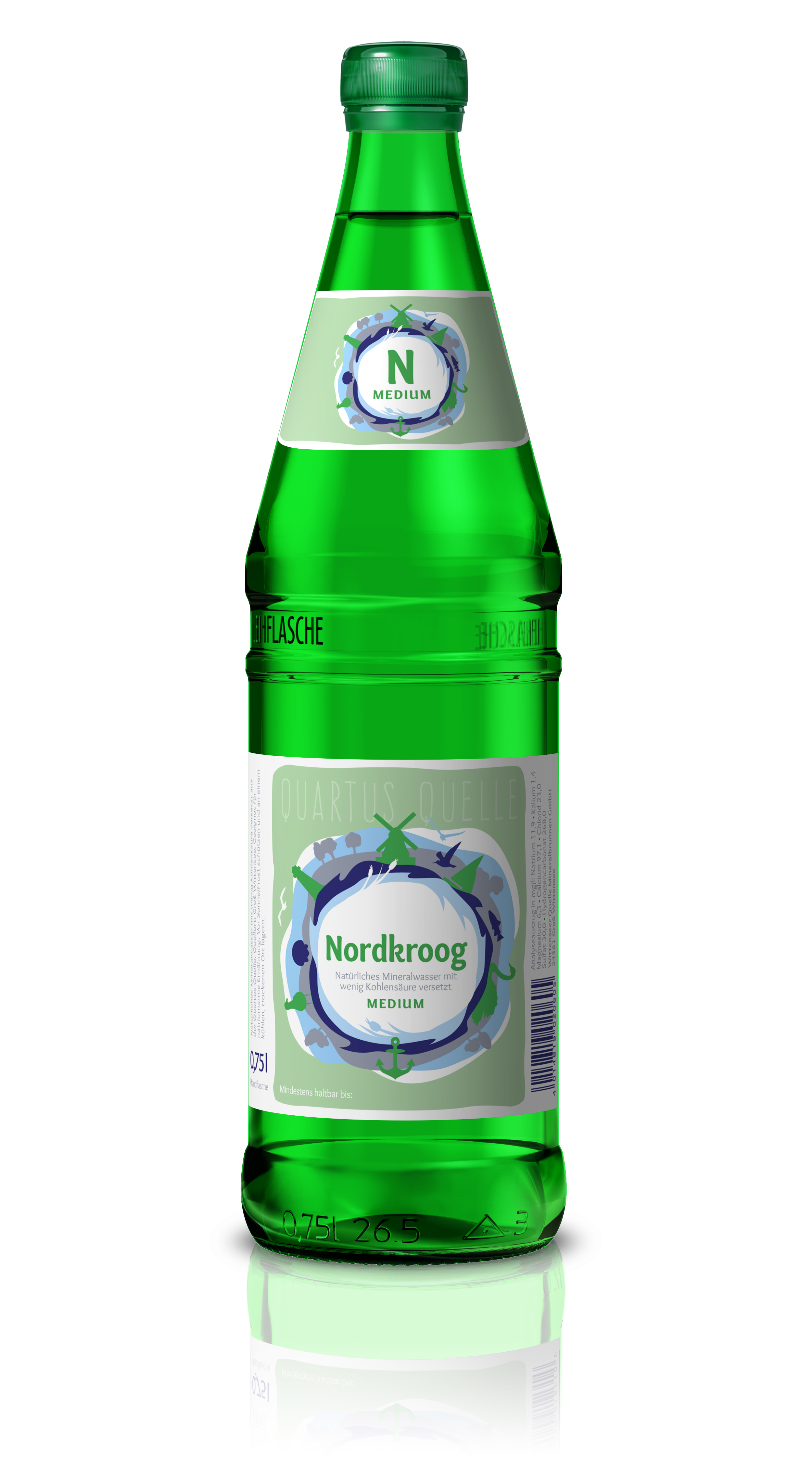 Nordkroog  medium (12/0,75 Ltr. Glas MEHRWEG)