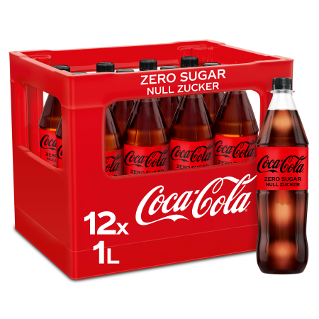 Coca Cola Zero (12/1,0 Ltr. PET MEHRWEG)