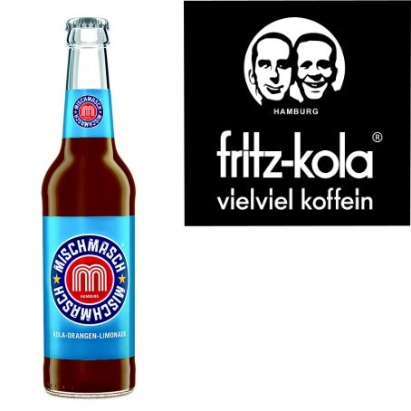 fritz -mischmasch Kola-Orangenlimonade (24/0,33 Ltr. Glas MEHRWEG)