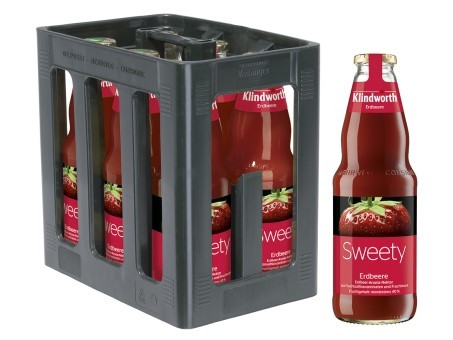Klindworth Erdbeernektar (6/1 Ltr. Glas MEHRWEG)