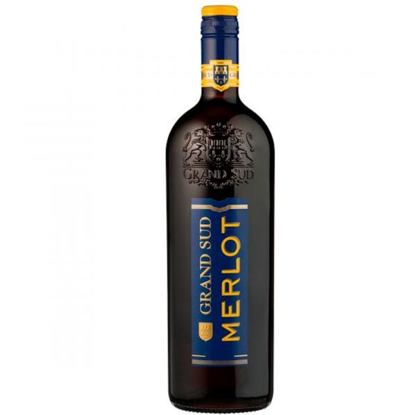 Grand Sud, Merlot, Vin de Pays d'Oc (6x1.00l Fl. Pfandfrei)
