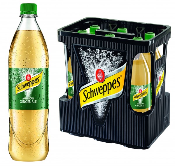 Schweppes American Ginger Ale (6/1 Ltr. PET MEHRWEG)