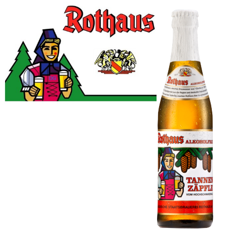 Rothaus Zäpfle Alkoholfrei (24/0,33 Ltr. Glas MEHRWEG)