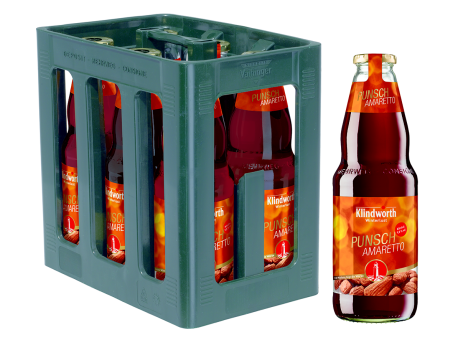 Klindworth Punsch Amaretto (6/1 Ltr. Glas MEHRWEG)