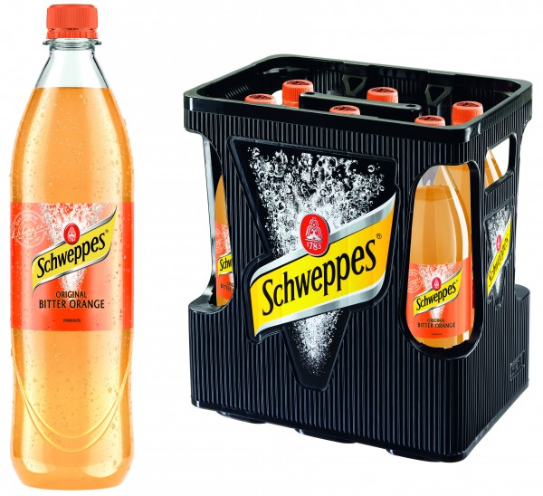 Schweppes Bitter Orange (6/1 Ltr. PET MEHRWEG)