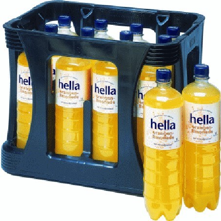 Hella Orangenlimonade (12/1 Ltr. PETc EINWEG)