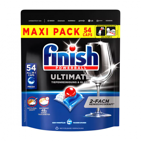 Finish Ultimate All-in-1 Maxipack Regular (1 x 54 Tabs)
