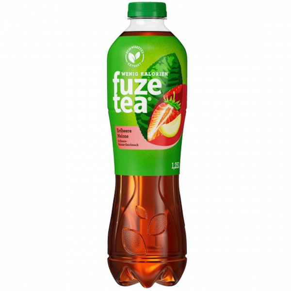 Fuze Tea Erdbeere-Melone im 6er-Pack – eisgekühlt, fruchtig, sommerlich inszeniert