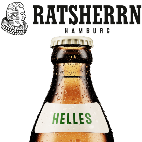 Ratsherrn Hamburg Hell (24/0,33 Ltr. Glas MEHRWEG)