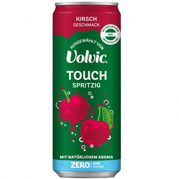 Volvic Touch Spritzig Kirsche Zero – zuckerfreie Kirsch‑Erfrischung