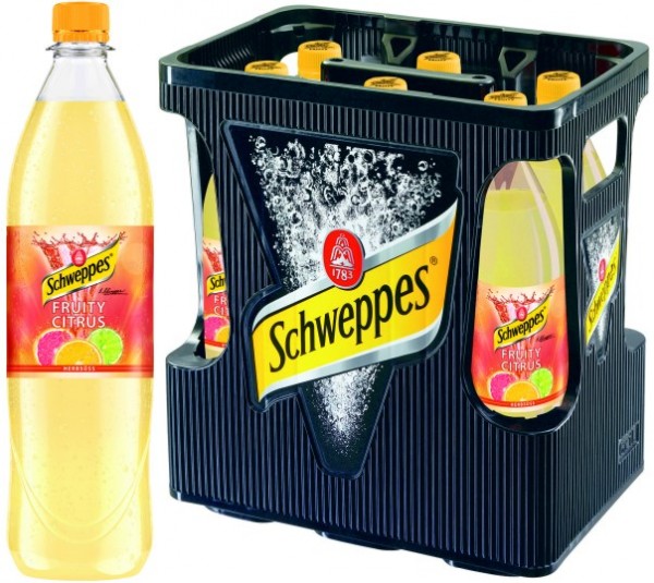 Schweppes Fruity Citrus (6/1 Ltr. PET MEHRWEG)
