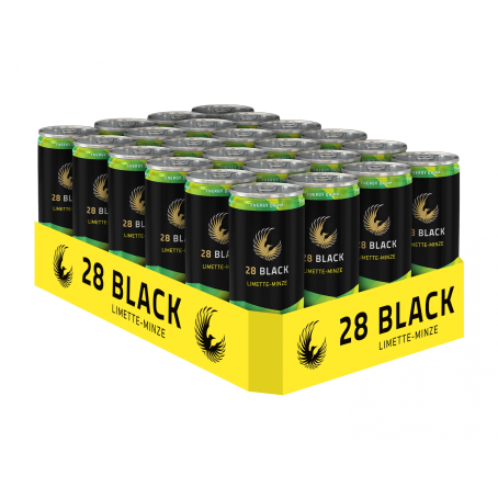 28 Black Limette-Minze (24/0,25 Ltr. Einweg)