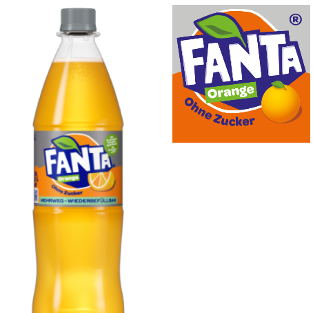 Fanta Orange Zero (12/1,0 Ltr. PET MEHRWEG)
