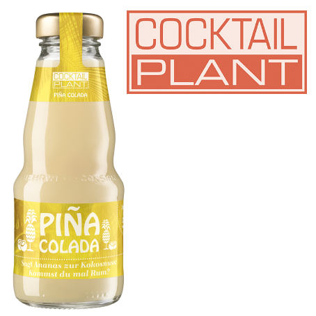 Cocktail Plant Pina Colada (24/0,2 Ltr. MEHRWEG)