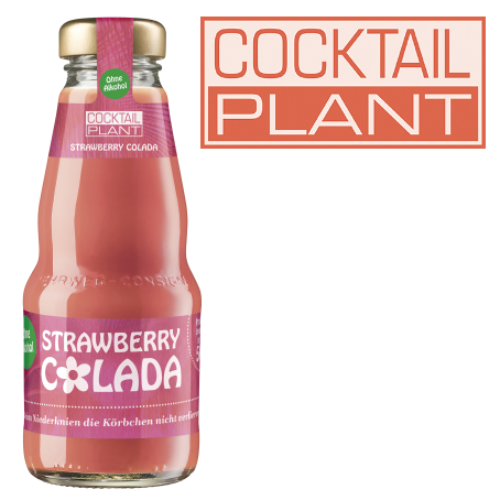 Cocktail Plant Strawberry af (24/0,2 Ltr. MEHRWEG)
