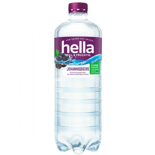 Stilles hella Mineralwasser mit leichter Johannisbeere – nordisch frisch, kalorienarm und perfekt für deinen Alltag.