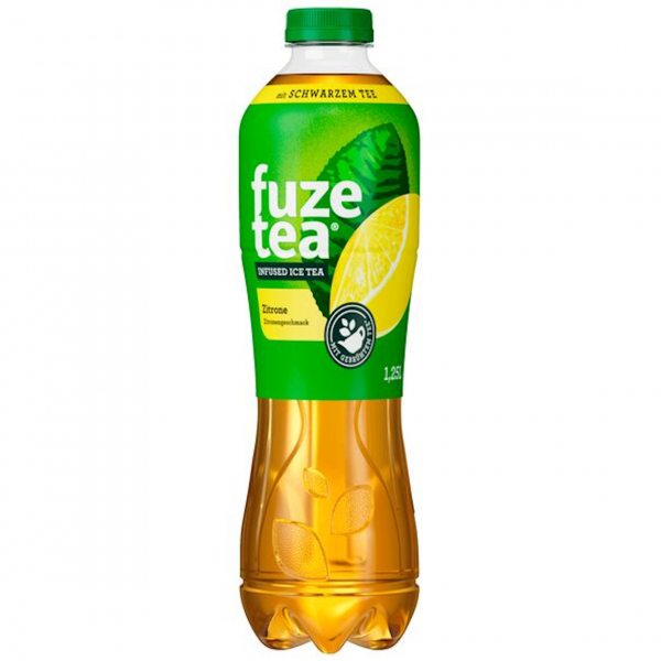 Fuze Tea Zitrone – eisgekühlt, mit frischer Zitronenoptik sommerlich inszeniert