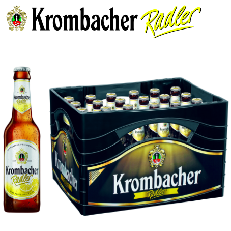 Krombacher Radler (24/0,33 Ltr. Glas MEHRWEG)