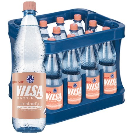 Vilsa Brunnen leichtperlig (12/1 Ltr. PET MEHRWEG)