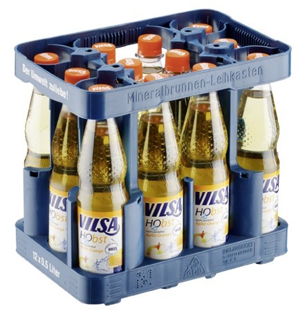 Vilsa H2 Obst PET Apfel-Orange (12/0,5 Ltr. PET MEHRWEG)