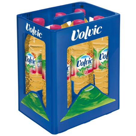 Volvic Tee mit Grüntee-Extrakt und Granatapfel-Geschmack (6/1,50 Ltr. EINWEG)