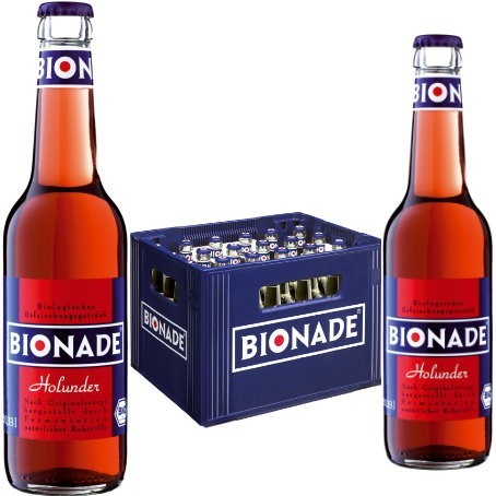 Bionade Holunder (24/0,33 Ltr. Glas MEHRWEG)