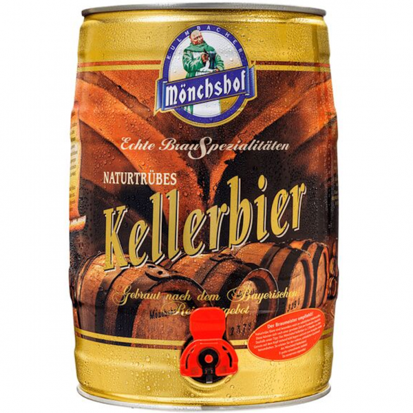 Mönchshof Kellerbier 5‑Liter‑Partydose – naturtrübes fränkisches Kellerbier in Zapfdose.