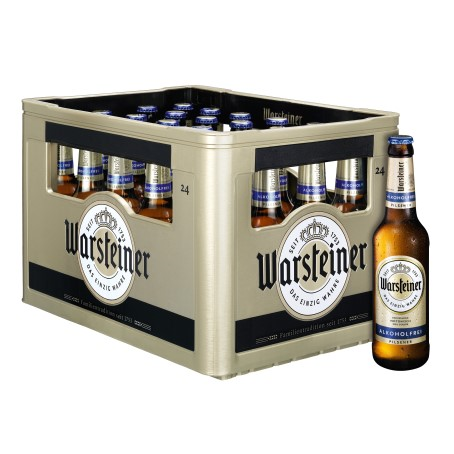 Warsteiner Pils alkoholfrei (24/0,33 Ltr. Glas MEHRWEG)