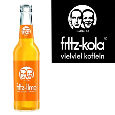 fritz -limo Orangenlimonade (24/0,33 Ltr. Glas MEHRWEG)