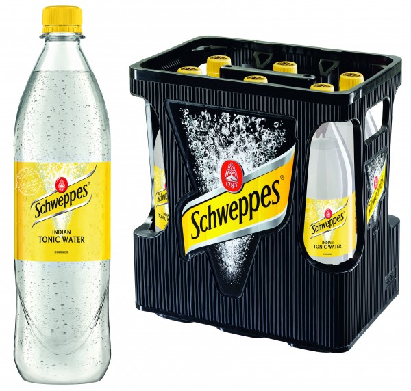 Schweppes Indian Tonic (6/1 Ltr. PET MEHRWEG)