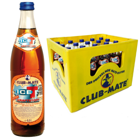 Club Mate Ice-T Kraftstoff (20/0,5 Ltr. Glas MEHRWEG)
